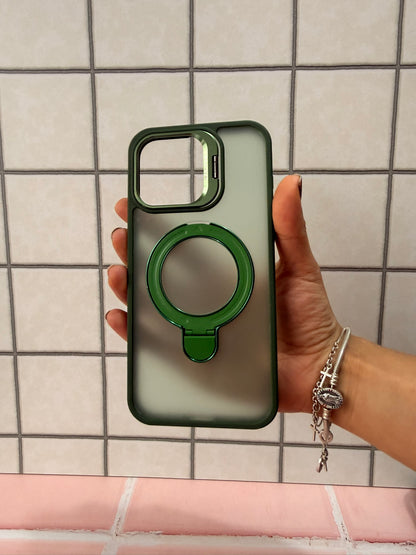 Case Matte Doble Holder