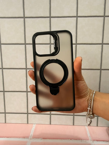Case Matte Doble Holder