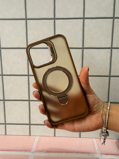 Case Matte Doble Holder