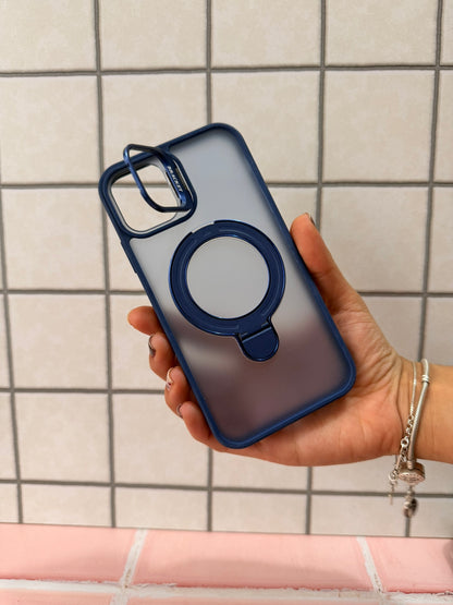 Case Matte Doble Holder