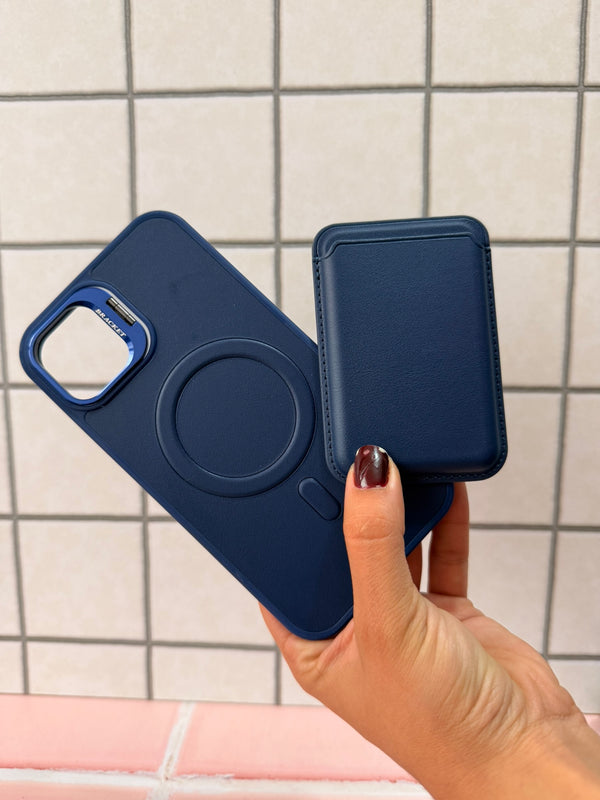 Case Cuero Tarjetero